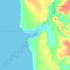 Topografische kaart Taglawigan, hoogte, reliëf