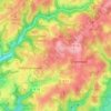 Topografische kaart Arnzhäuschen, hoogte, reliëf