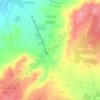 Topografische kaart Cerro de las Landrias, hoogte, reliëf