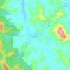 Topografische kaart Kampung Gesir Tengah, hoogte, reliëf