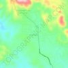 Topografische kaart ကျောက္ကူပြင်, hoogte, reliëf