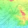Topografische kaart Marrachí, hoogte, reliëf
