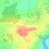 Topografische kaart Sillerup Bjerg, hoogte, reliëf