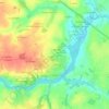 Topografische kaart La Rétière, hoogte, reliëf