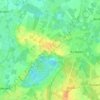 Topografische kaart Ossenweg, hoogte, reliëf