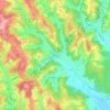 Topografische kaart Wörth, hoogte, reliëf
