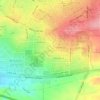Topografische kaart El Tagamoa El Talet, hoogte, reliëf