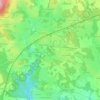 Topografische kaart Le Puy de la Noix, hoogte, reliëf
