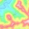 Topografische kaart Canto Chuchu, hoogte, reliëf