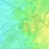 Topografische kaart Engelse Schans, hoogte, reliëf