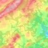 Topografische kaart Fairmount, hoogte, reliëf