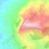 Topografische kaart Pico da Ibituruna, hoogte, reliëf