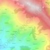 Topografische kaart anjanisain, hoogte, reliëf