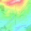 Topografische kaart Ireland, hoogte, reliëf