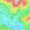 Topografische kaart Diemersdorf, hoogte, reliëf