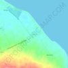 Topografische kaart Bobon, hoogte, reliëf