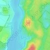 Topografische kaart Karlsberg, hoogte, reliëf