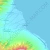 Topografische kaart Caibiran, hoogte, reliëf