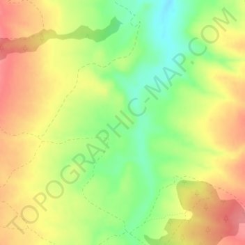 Topografische kaart Roch, hoogte, reliëf