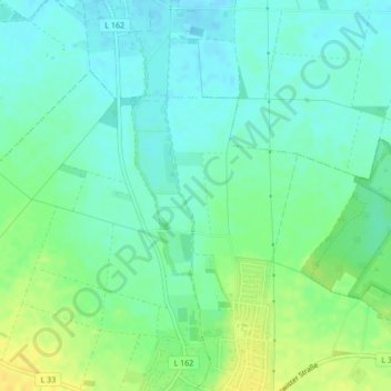 Topografische kaart Stommel, hoogte, reliëf