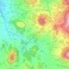 Topografische kaart La Coste, hoogte, reliëf