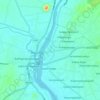 Topografische kaart Komarapalayam, hoogte, reliëf