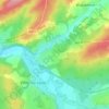 Topografische kaart Jamblinne, hoogte, reliëf