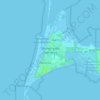 Topografische kaart Skanör med Falsterbo, hoogte, reliëf