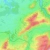 Topografische kaart Laubenberg, hoogte, reliëf