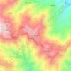 Topografische kaart Tocmo, hoogte, reliëf