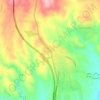 Topografische kaart Las Pajanosas, hoogte, reliëf
