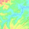 Topografische kaart Bitan-agan, hoogte, reliëf