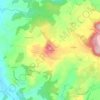 Topografische kaart Hussamat, hoogte, reliëf
