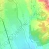 Topografische kaart La Hermosa, hoogte, reliëf