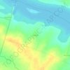 Topografische kaart Hullalli, hoogte, reliëf