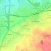 Topografische kaart Stainton, hoogte, reliëf