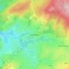 Topografische kaart Odrimont, hoogte, reliëf