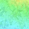 Topografische kaart Savorgnano, hoogte, reliëf