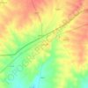 Topografische kaart الدرباسية, hoogte, reliëf