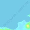 Topografische kaart Raja Ampat Island, hoogte, reliëf