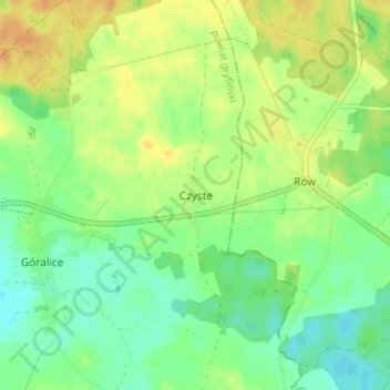 Topografische kaart Sandkrug, hoogte, reliëf