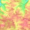 Topografische kaart Grammelsbrunn, hoogte, reliëf
