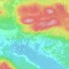 Topografische kaart Nordanbro, hoogte, reliëf