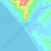 Topografische kaart Zahara de los Atunes, hoogte, reliëf