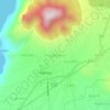 Topografische kaart Pinagkaisahan, hoogte, reliëf