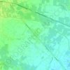 Topografische kaart Bottegone, hoogte, reliëf
