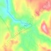 Topografische kaart Biribiri, hoogte, reliëf