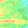 Topografische kaart Pernel, hoogte, reliëf