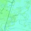 Topografische kaart Kampung Pengapit Batu, hoogte, reliëf