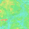 Topografische kaart Rouyn-Noranda, hoogte, reliëf